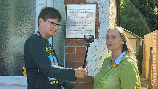 Įrašome Juditos Grublienės komentarą prie atminimo lentos Vaitkevičiui