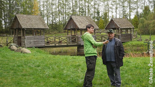 Imu interviu iš Prūsų-Jotvingių gyvenvietės kūrėjo Lukoševičiaus