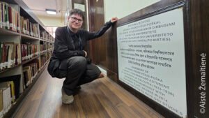 Prie atminimo lentos A. Poškai