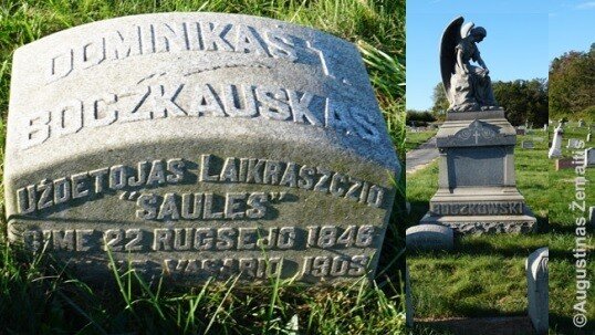 Bočkauskų šeimos kapai Mahanoi Sityje (Mahanoy City) puikiai iliustruoja atskirtį tarp to laikmečio polonizatorių ir lietuvintojų. Nors ant pagrindinio antkapinio paminklo pavardė užrašyta lenkiškai – Boczkowski, ant Domininko Bočkausko, tuo metu didžiausio lietuvių laikraščio leidėjo, kapo ta pati pavardė užrašyta senovine lietuvių kalba – Boczkauskas.