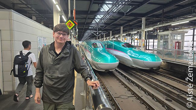 Po šiaurės Honšiū važinėjome Šinkansenais