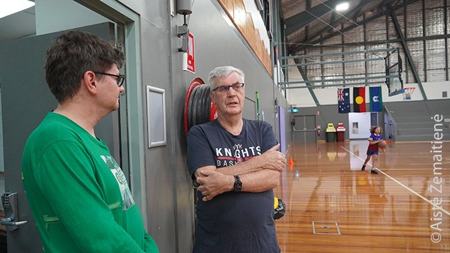 Su Džilongo Vyčio treneriu Stan Rebus