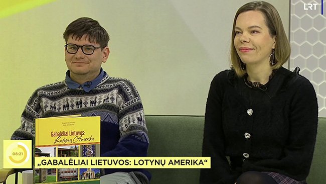 Naujosios knygos pristatymas LRT laidoje "Labas rytas"