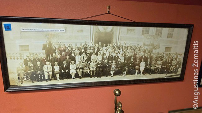 Vyčių kongresas prieš šimtmetį Volterio Elvudo muziejuje